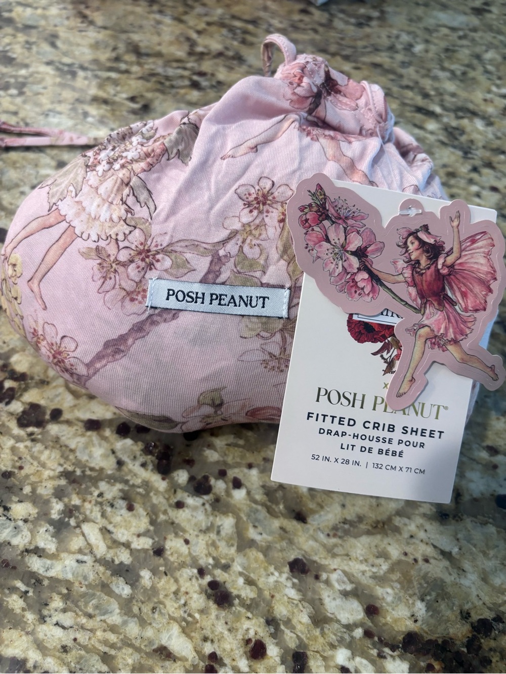 Posh Peanut Flower Fairies of the Trees Crib Sheet